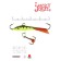 Balancir Lucky John Fin 3 + tee, 4 cm, color 31rt blister