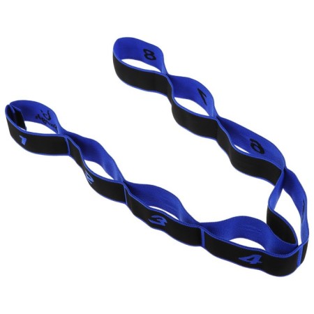 Espander-tone elastic with captures, 90 x 4 cm, medium, blue color-2