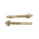 Anchor, wedge, yellow zinc, 6x65 mm, 250 pcs