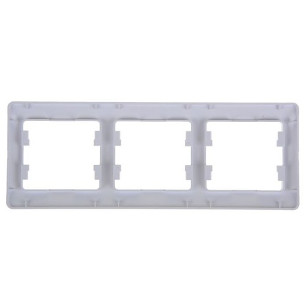 Frame Se Glossa, 3 posts, white, GSL000103-2