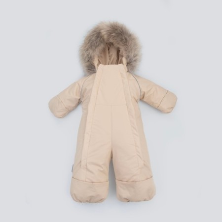 Combineson Children's Winter Kinderlitto "Lapland-1", height 68-74 cm, beige color-1