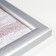 Photo frame pine С19 silver 30x40 cm (plastic screen)