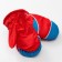 Winter children's mittens minku, color red/blue, rr 15 (16 cm)