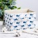 Stellyer box for storage with a lid "Whales", 25 × 20 × 17 cm, white color