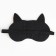 Sleep mask with ears "Pyosha", 19.3 x 13 cm, orange color
