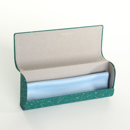 Case for glasses on the cracker, green color-4