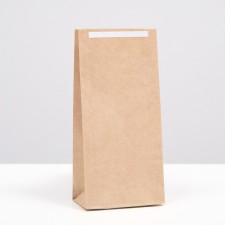 Craft package Pack Pack, rectangular bottom, with adhesive tape 8 x 5 x 17 cm