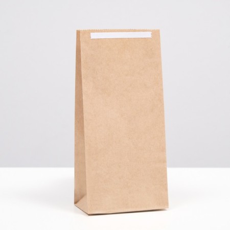 Craft package Pack Pack, rectangular bottom, with adhesive tape 8 x 5 x 17 cm