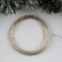 Garland "thread" 10 m dew, IP20, silver thread, 100 LED, green glow, 12 V