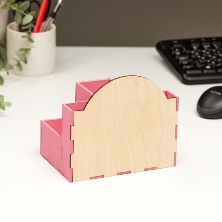 Organizer for the office "Everything will be awesome!" 4 departments 15x10x14-2