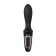 Unrealistic vibrator Satiffyer Heat Climax, 20.5 cm, silicone, black color