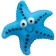 Rubber toy for the bath "Sea Star", 12 cm, crush me