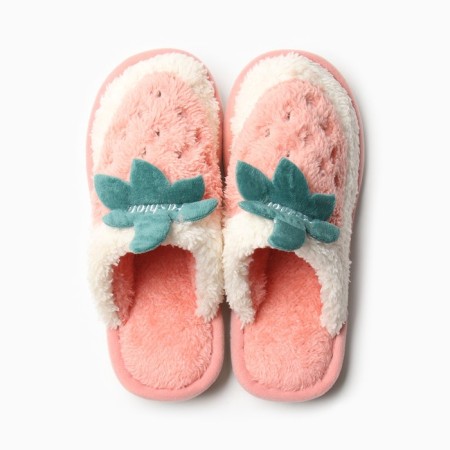 Women's slippers 40-41, pink color-1