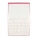 Dated 2025, 250 x 190 mm, 54 sheets, gluing, Escalada, hard -leather cover, pancake embossing, tinted block 70 g/m2, pink