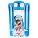 Snow -chapel "Masha and the Bear", SMM2, with a back and a seat belt, the color is blue/white