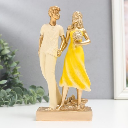 Souvenir Polystone "Walk together" 6x8x19.5 cm