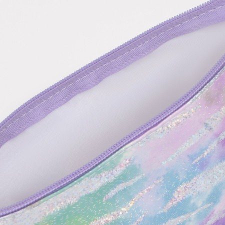Lightning cosmetic bag, blue-violet color-2