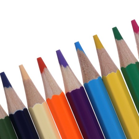 Pencils of 12 colors "Kalyak-Malyak", hexagonal, tube with a grind-3