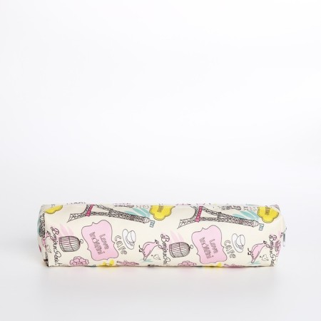 Lightning cosmetic bag, beige color-1