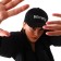 Women's cap "Enjoy", black color