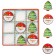 Board game "Crosses-Nolics. Santa Claus and Christmas tree "