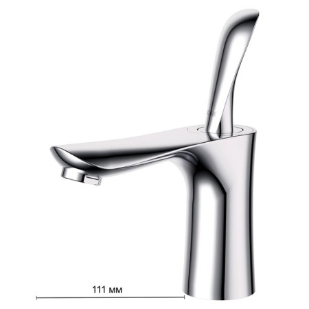 Mixer for the sink D&K Venice Baciano DA1032141, chrome