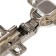 Liabeth loop Slide-on, with a bar h = 2 under a self-tapping screw, an opening angle of 100 °