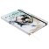 Notepad A5 96 sheets in a cage, cosmic voyage, solid cover, matte lamination, soft-tach, selective varnish, elastic band, lies, block 70 g/m2