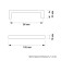 Cappio Square2 RSC007, aluminum, m/o 96 mm, Black color