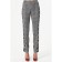 Female trousers, size 42, black color, white