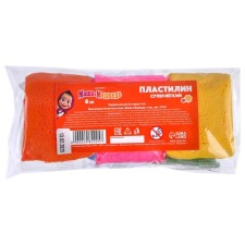 A set of light jumping plasticine, 6 colors, Masha and the bear