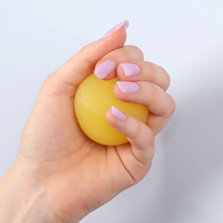 Rehabilitation massage, 15 kg, D 4.5 cm, yellow color-2