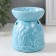 Aroma lamp ceramics "Underwater World" Blue 7.2x7.2x8.9 cm