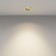 Built-in lamp Technical DL059-7W3K-BS Mini, 39x39x51 mm, LED, 7W, 610LM, 3000K, brass color