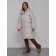 Coat insulated winter feminine, size 42, color light gray