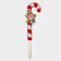 Topper decorative cane "Grandfather Frost Star" 16.7x67.5 cm