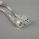 Garland "fringe" 3 × 0.6 m, IP44, UMS, transparent thread, 160 LED, yellow glow, white flicker, 220 V