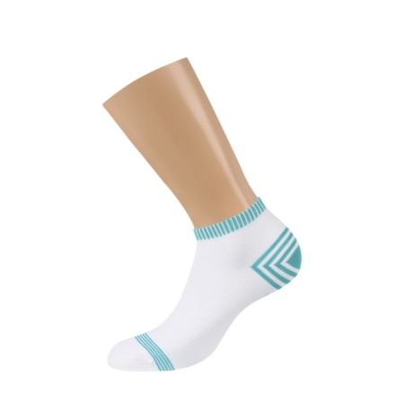 Women's socks Mini Sport Chic shortened, size 35-38, Bianco color-1