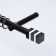 Tip on the cornice d = 19 mm "Crocus", the color is black