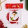 Set for creativity - Create a Christmas tree decoration from the felt "Santa Claus with a Christmas tree"