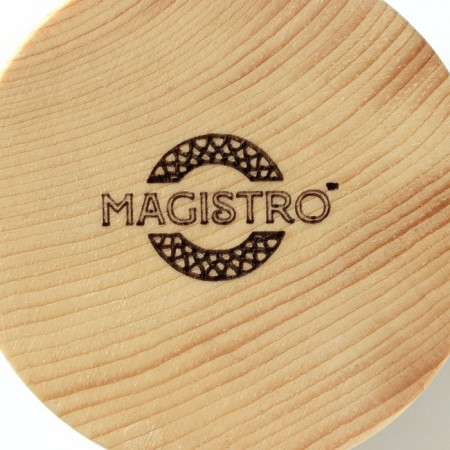 Bank - container for bulk and liquids Magistro, sealed, with a lid, a whole cedar, 100 ml-9