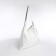 Shoper bag on fasting, white color