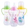 A bottle for feeding "Fruits", fitted, with handles and 2 silicone nipples, 250 ml, from 6 months.