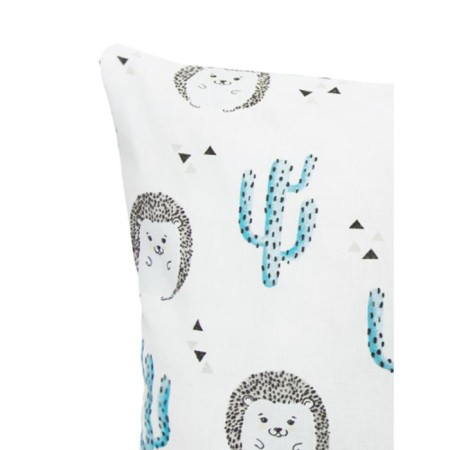 Pillowcase, size 40x60 cm, hedgehog print-2