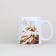 New Year. White ceramic mug "Miracles", 320 ml