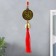 Metal bell "Hieroglyph - blessing" 1 bell d = 2.5 cm 37x5 cm