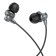 Hoco M98 headphones, wired, vacuum, microphone, 1.2 m, gray