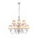 Meteor chandelier, 12x60W E14, white 64x64x170 cm