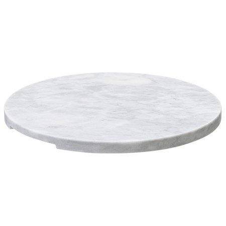 Serving dish Liberty Jones Marm, D = 30 cm, white marble