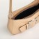 Bag Women's Baget with a zipper, beige color